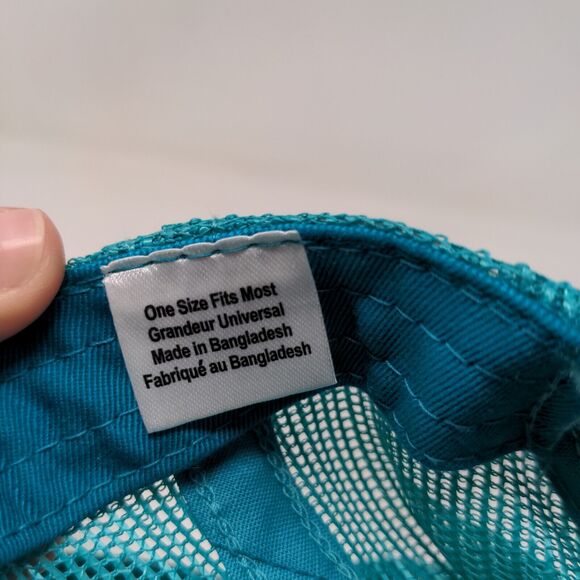 Bass Pro Shops Men's Snapback Hat Gone Fishing Trucker Cap Blue OSFM - Picture 12 of 12